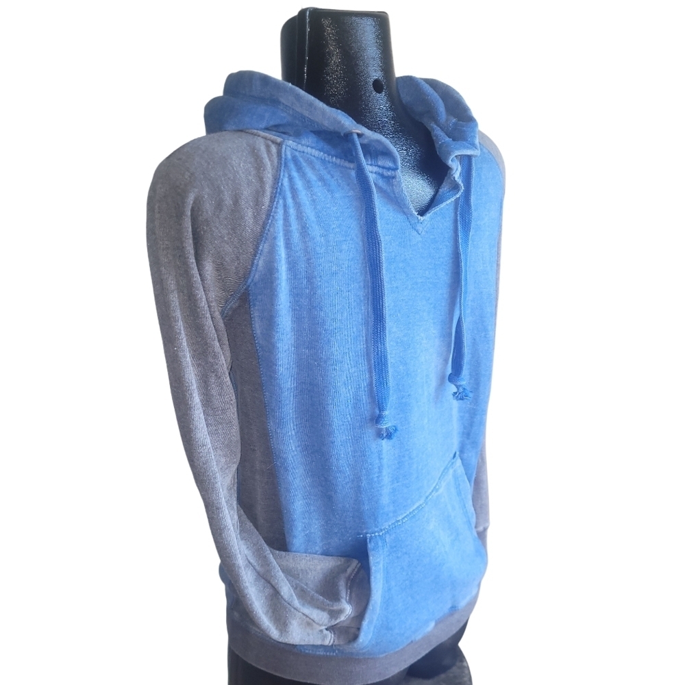 Ocean Drive Blue and Grey Men's Hoodie Size M